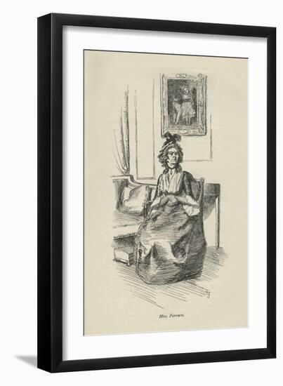 Mrs Ferrars, 1896-Hugh Thomson-Framed Giclee Print