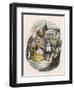 Mrs Fezziwig's Ball, Shown to Scrooge by the Ghost of Christmas Past-John Leech-Framed Photographic Print