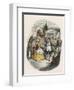 Mrs Fezziwig's Ball, Shown to Scrooge by the Ghost of Christmas Past-John Leech-Framed Photographic Print