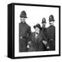 Mrs Flora Drummond, Arrested in Hyde Park, London, 1914-null-Framed Stretched Canvas