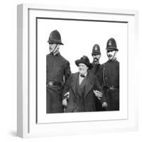 Mrs Flora Drummond, Arrested in Hyde Park, London, 1914-null-Framed Giclee Print