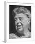 Mrs. Franklin D. Roosevelt at a Celebration for Her 75th Birthday-null-Framed Premium Photographic Print