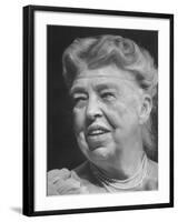 Mrs. Franklin D. Roosevelt at a Celebration for Her 75th Birthday-null-Framed Premium Photographic Print