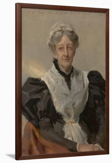 Mrs. Frederick Mead (Mary Eliza Scribner) 1893-John Singer Sargent-Framed Giclee Print