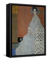 Mrs. Fritza Riedler (1906)-Gustav Klimt-Framed Stretched Canvas