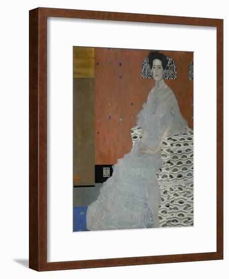 Mrs. Fritza Riedler (1906)-Gustav Klimt-Framed Giclee Print