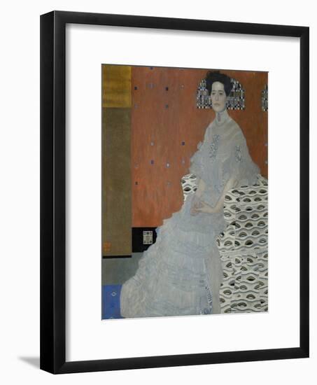 Mrs. Fritza Riedler (1906)-Gustav Klimt-Framed Giclee Print