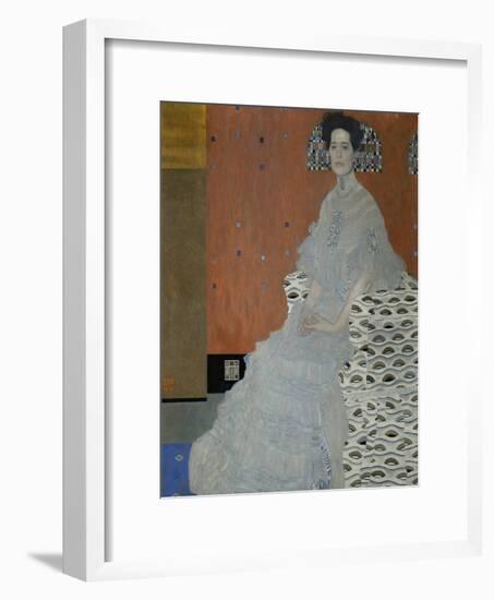 Mrs. Fritza Riedler (1906)-Gustav Klimt-Framed Giclee Print