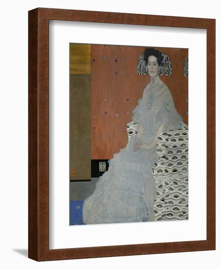 Mrs. Fritza Riedler (1906)-Gustav Klimt-Framed Giclee Print