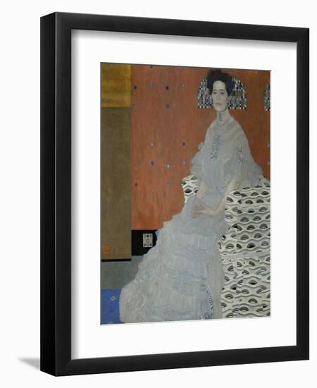 Mrs. Fritza Riedler (1906)-Gustav Klimt-Framed Giclee Print