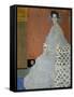 Mrs. Fritza Riedler. Oil on canvas (1906) 153 x 133 cm.-Gustav Klimt-Framed Stretched Canvas