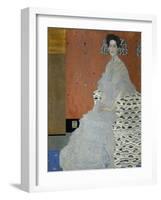 Mrs. Fritza Riedler. Oil on canvas (1906) 153 x 133 cm.-Gustav Klimt-Framed Giclee Print