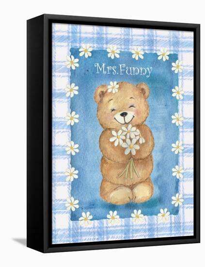 Mrs. Funny-Maria Trad-Framed Stretched Canvas