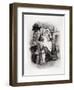 Mrs. Gamp, from "Charles Dickens: a Gossip About His Life," by Thomas Archer, Published circa 1894-Frederick Barnard-Framed Giclee Print