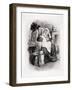 Mrs. Gamp, from "Charles Dickens: a Gossip About His Life," by Thomas Archer, Published circa 1894-Frederick Barnard-Framed Giclee Print
