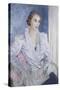 Mrs Gerard Simpson-Glyn Warren Philpot-Stretched Canvas