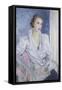 Mrs Gerard Simpson-Glyn Warren Philpot-Framed Stretched Canvas