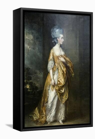 Mrs. Grace Dalrymple Portrait-Thomas Gainsborough-Framed Stretched Canvas