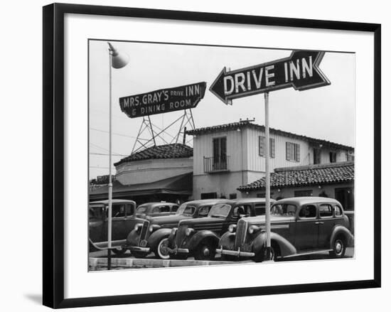 Mrs Gray's Drive Inn-null-Framed Photographic Print