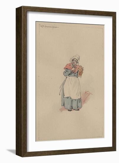 Mrs Gummidge, C.1920s-Joseph Clayton Clarke-Framed Giclee Print