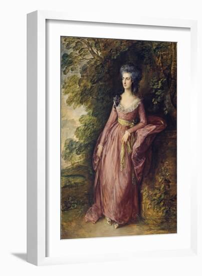 Mrs. Hamilton Nisbet-Thomas Gainsborough-Framed Giclee Print