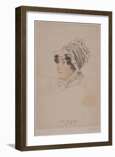 Mrs Hannah Gregory-William Henry Hunt-Framed Giclee Print