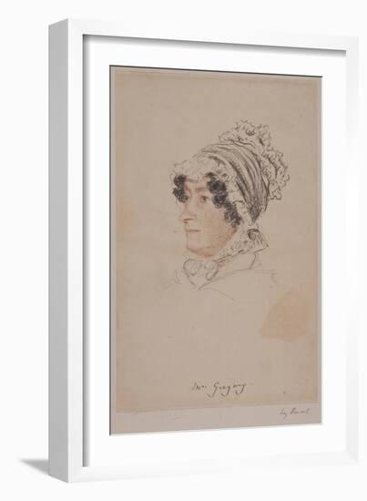 Mrs Hannah Gregory-William Henry Hunt-Framed Giclee Print