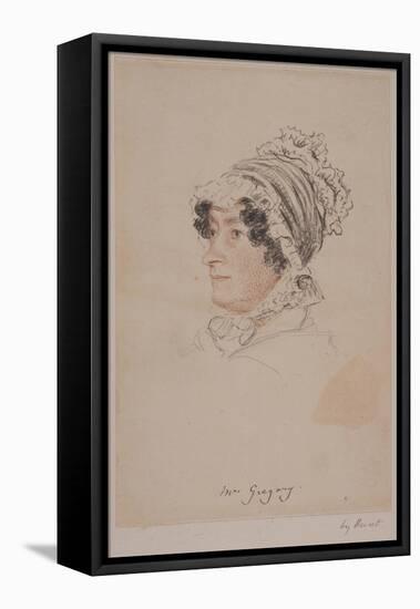 Mrs Hannah Gregory-William Henry Hunt-Framed Stretched Canvas