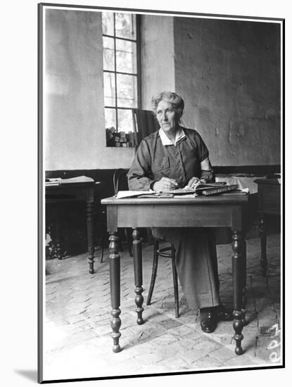 Mrs Harley (D.1917) at the Abbey of Royaumont, 1915-Jacques Moreau-Mounted Photographic Print