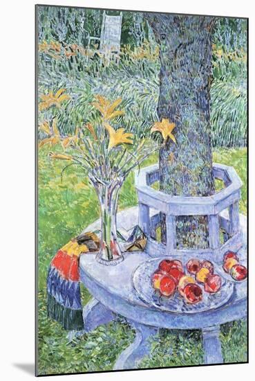 Mrs. Hassam's Garden-Childe Hassam-Mounted Art Print