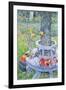 Mrs. Hassam's Garden-Childe Hassam-Framed Art Print