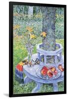 Mrs. Hassam's Garden-Childe Hassam-Framed Art Print