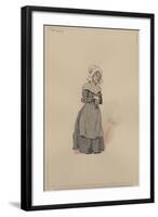 Mrs Heep, C.1920s-Joseph Clayton Clarke-Framed Giclee Print