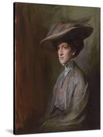 Mrs. Herbert Asquith, Later Countess of Oxford and Asquith, 1909-Philip Alexius De Laszlo-Stretched Canvas