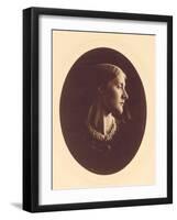 Mrs. Herbert Duckworth, April 1867-Julia Margaret Cameron-Framed Photographic Print