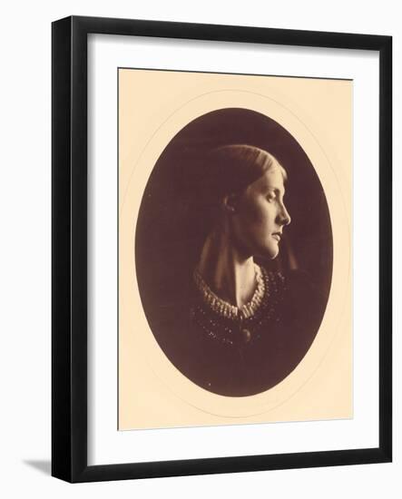Mrs. Herbert Duckworth, April 1867-Julia Margaret Cameron-Framed Photographic Print