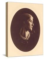 Mrs. Herbert Duckworth, April 1867-Julia Margaret Cameron-Stretched Canvas