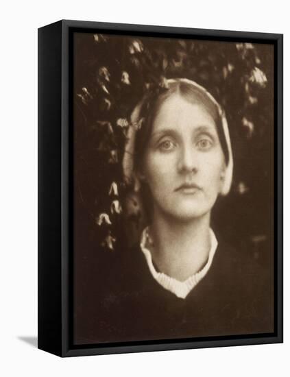 Mrs Herbert Duckworth-Julia Margaret Cameron-Framed Stretched Canvas