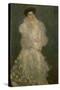 Mrs. Hermine Gallia-Gustav Klimt-Stretched Canvas