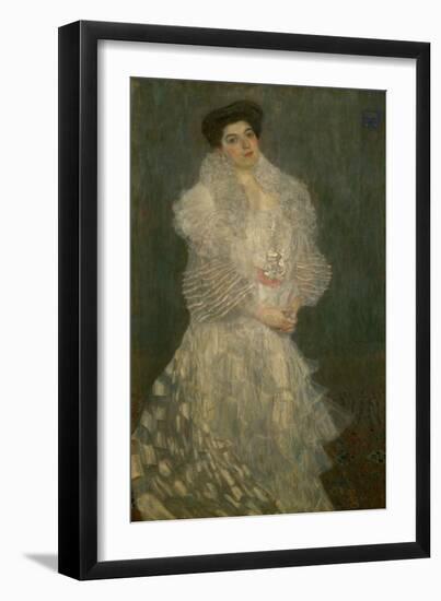 Mrs. Hermine Gallia-Gustav Klimt-Framed Premium Giclee Print