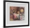 Mrs. Hessel in her Parlour-Édouard Vuillard-Framed Collectable Print