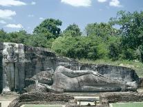 Reclining Buddha, Gal Vihara, Polonnaruwa (Polonnaruva), Unesco World Heritage Site, Sri Lanka-Mrs Holdsworth-Framed Photographic Print