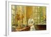 Mrs. Holley of Cos Cob, 1912-Childe Hassam-Framed Giclee Print