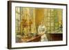Mrs. Holley of Cos Cob, 1912-Childe Hassam-Framed Giclee Print