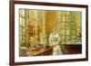 Mrs. Holley of Cos Cob, 1912-Childe Hassam-Framed Giclee Print