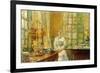 Mrs. Holley of Cos Cob, 1912-Childe Hassam-Framed Giclee Print