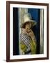 Mrs Hone in a Striped Dress, 1912-Sir William Orpen-Framed Giclee Print