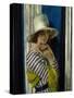 Mrs Hone in a Striped Dress, 1912-Sir William Orpen-Stretched Canvas