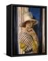 Mrs Hone in a Striped Dress, c.1912-Sir William Orpen-Framed Stretched Canvas