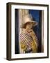 Mrs Hone in a Striped Dress, c.1912-Sir William Orpen-Framed Giclee Print